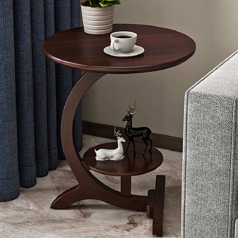 Side Table with Shelf